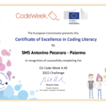 CERTIFICATE of EXCELLENCE in CODING LITERACY